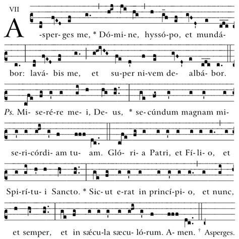 Asperges me | Gregorian Chant Hymns