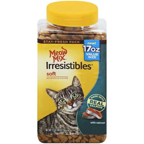 Meow Mix 17 oz Irresistibles Soft Salmon Cat Treats - 10829274275665 | Blain's Farm & Fleet