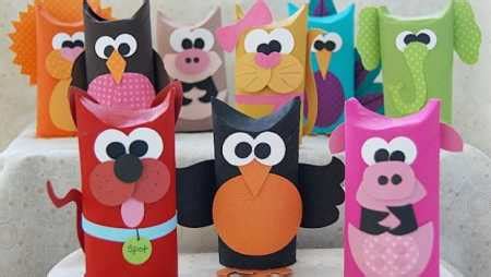 How to make paper tube animals – Recycled Crafts