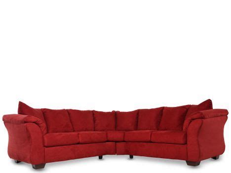 Ashley Darcy Red Sectional | Furniture, Sectional, Living room furniture