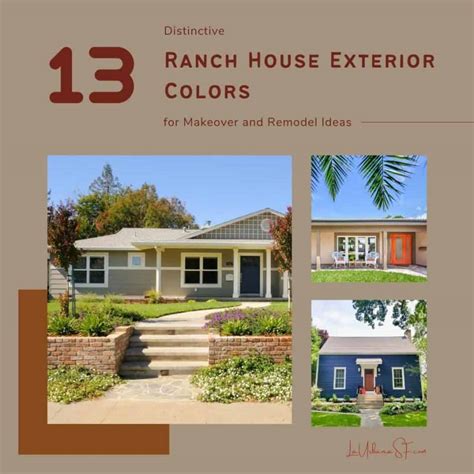 13 Distinctive Ranch House Exterior Colors for Makeover and Remodel ...