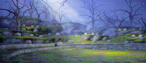 Troll Forest Projected Backdrops - Grosh Digital | Frozen background, Rocky steps, Backdrops