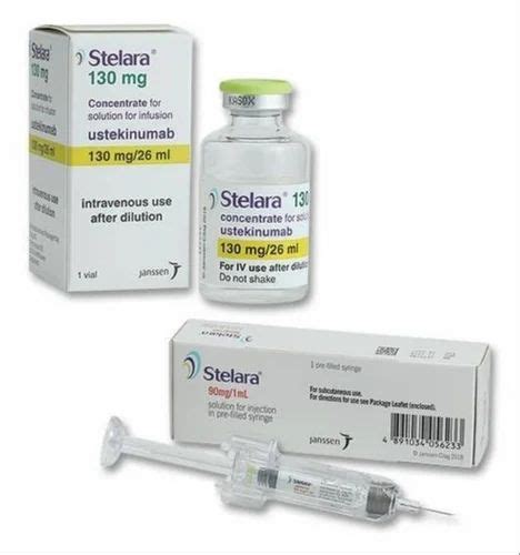 Stelara Ustekinumab 130mg 90mg 45mg Injection at Rs 7000/vial | Pharmaceutical Injection in ...