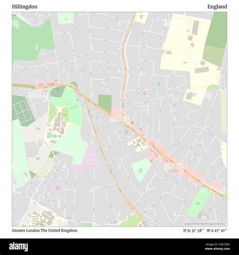 Hillingdon map Cut Out Stock Images & Pictures - Alamy