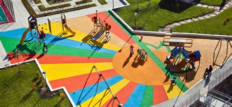 Modern Playground Poured In Place Rubber Surfacing - Commercial ...