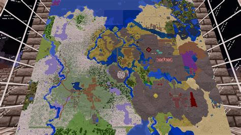 My Current Survival World Map : r/Minecraft