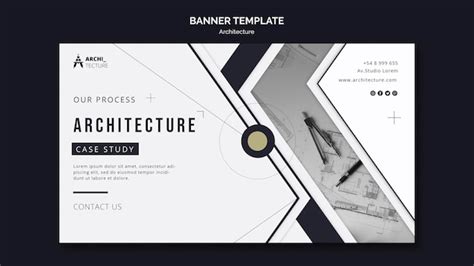 Free PSD | Architecture concept banner template