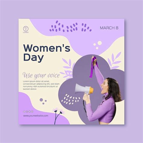 Free Vector | International women day flyer