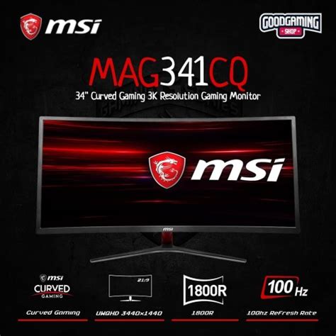 Promo MSi Optix MAG341CQ - Gaming Monitor Cicil 0% 3x - Jakarta Pusat ...