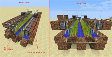 How To Make A Fully Automatic Sugarcane Farm In Minecraft