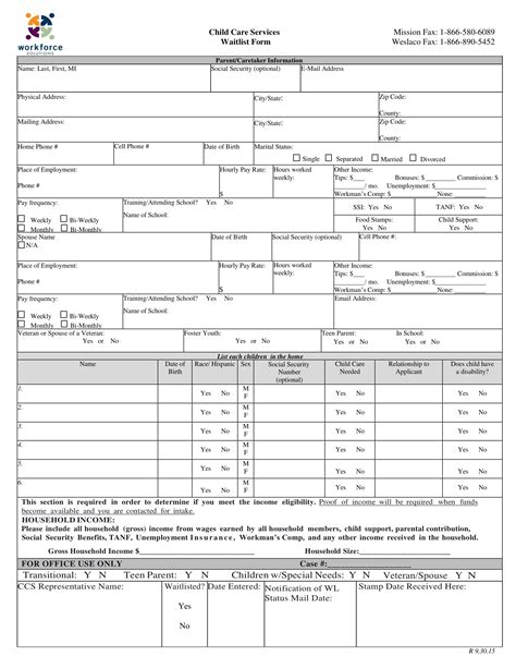 FREE 25+ Waiting List Forms in PDF | MS Word | Excel