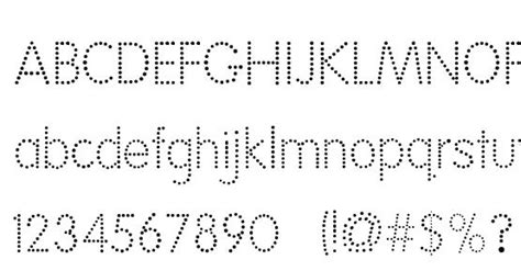 National First Font Dotted Font Download Free / LegionFonts