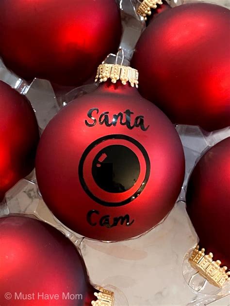 DIY Santa Cam Ornament - Must Have Mom