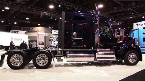 Kenworth W990 76inch Mid Roof Sleeper Truck 2020 - Walkaround Exterior Interior Tour - YouTube