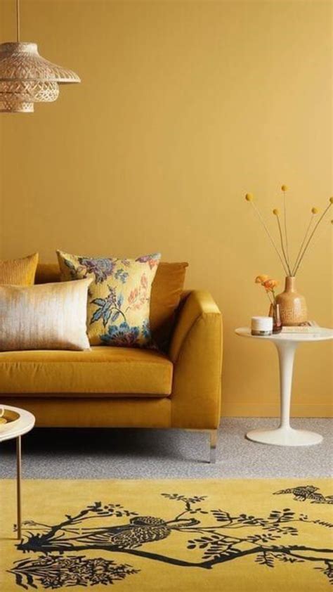 Trendy mustard yellow living room decor Inspiring ideas for your home decoration