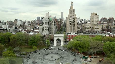 May 5, 2010: Aerial View Of WashingTon Square Park, New York City Stock ...