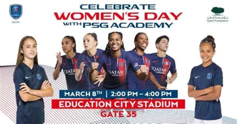 PSG celebrates International Women’s Day at Education City Stadium ...