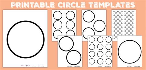 Free Printable Circle Templates Various Sizes World Of, 51% OFF