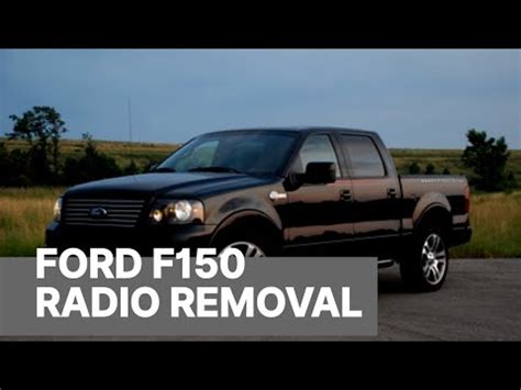 Ford F150 radio removal 2004 to 2007/ W/“C” Useless facts - YouTube
