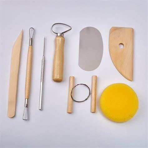 2021 Set Clay Ceramics Molding Tools Wood Knife Pottery Tool Molding ...