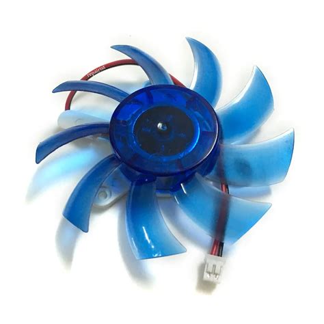 GPU VGA Video Card Cooler Cooling Fan 75mm 12V 2Pin 42MM Mounting Holes Pitch cooler For ...