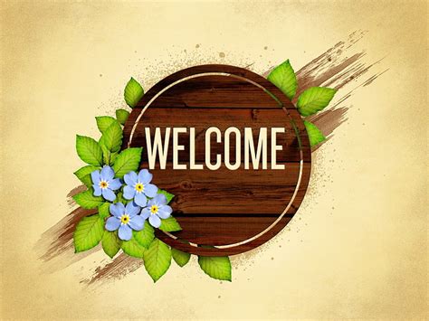 Welcome Images With Flowers Hd