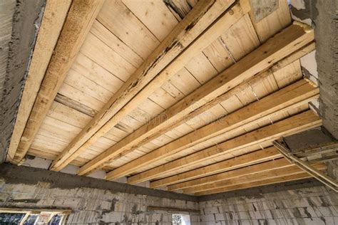 Close-up Detail of House Room Interior Under Construction and Renovation. Energy Saving Walls of ...