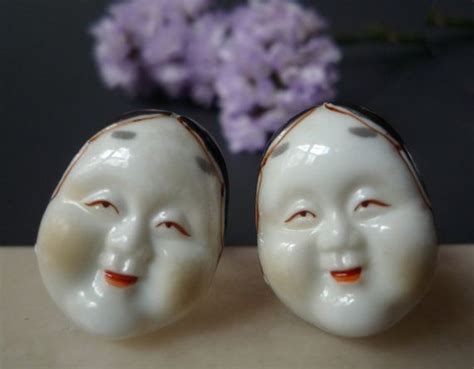 Vintage Toshikane Cufflinks Mid Century Japanese Porcelain | Etsy