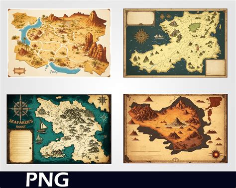 Dungeons and Dragons Campaign Map Pack PNG Digital Download, Custom Dnd ...