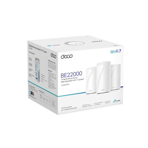 Deco BE85 | BE22000 Tri-Band Whole Home Mesh WiFi 7 System | TP-Link