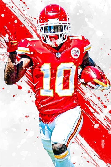 Cool Cartoon Pfp : Tyreek Hill Version 2 Kansas City Chiefs Poster ...