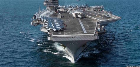 The US aircraft carrier USS George W. Bush jammed the radio ...