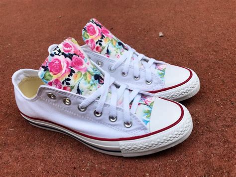 Floral Converse Chuck Taylor Shoes - Etsy