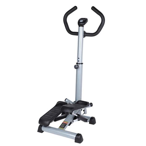 Tebru Steppers for Exercise,Foldable Twist Stepper Step Machine w/Handle Bar,Height Adjustable ...