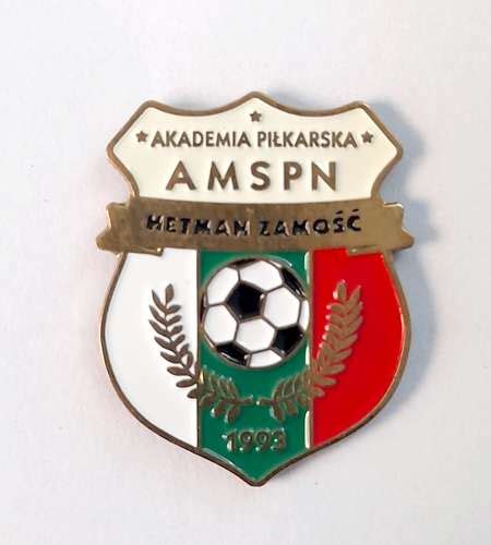 Football Academy AMSPN Hetman Zamosc emblem badge (official product) | Badges \ Poland