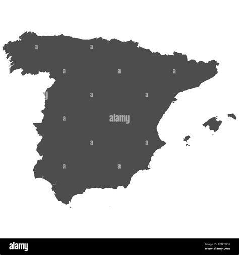 The Map Of Spain With Spanish Words - vrogue.co