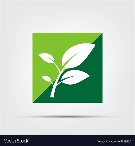 Natural designlogo product Royalty Free Vector Image