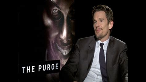 Movie Buff's Reviews: Ethan Hawke Talks about THE PURGE