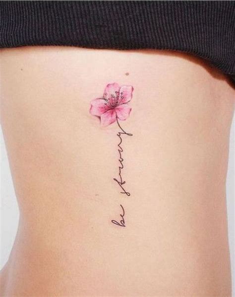 Be happy script tattoo | www.otziapp.com Butterfly With Flowers Tattoo ...