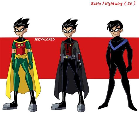 Robin/Nightwing for our S6! Designs on the right are based on concept art and suggestions given ...