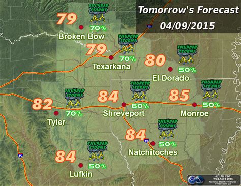 Severe Weather Forecast for Thursday and Much of Next Week | Texarkana ...