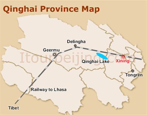 Qinghai Province Map