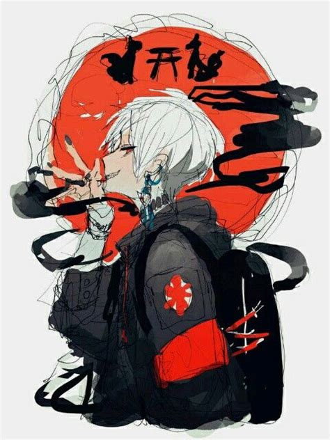 @Cold # Anime Boy 🍁 | Иллюстрации арт, Иллюстрации, Темные рисунки