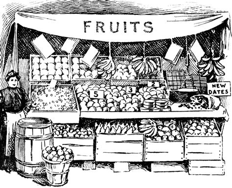 Fruits And Vegetables Clipart Black And White | Wallpapers Quality