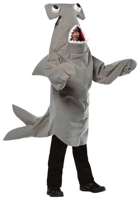 Hammerhead Shark Adult Costume | Shark costumes, Shark boy costume ...