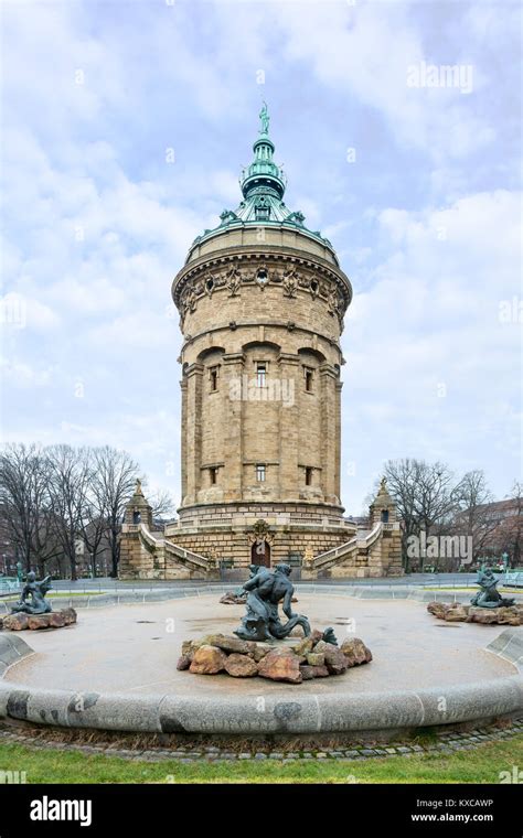 Wasserturm, an Old Water Tower in Mannheim, Germany Stock Photo - Alamy