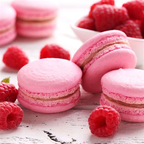 Raspberry Cheesecake French Macaroons - BELLA Housewares | Macaron flavors, French macaroon ...