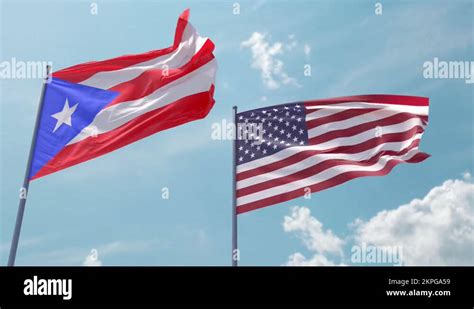 Puerto rico flag and usa flag Stock Videos & Footage - HD and 4K Video ...