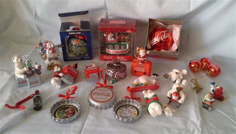 lot of coca cola Christmas ornaments -- Antique Price Guide Details Page