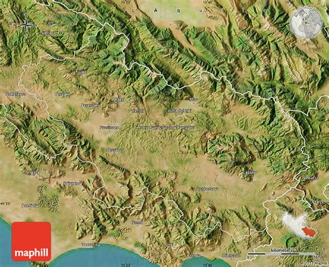 Satellite Map of Frosinone